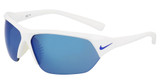 Nike Eyeglasses NIKE SKYLON ACE FQ4683 WHITE/GREY W/BLUE MIRROR/104