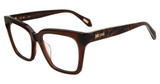 Just Cavalli Eyeglasses VJC002 BROWN 0AAK
