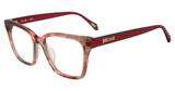 Just Cavalli Eyeglasses VJC010 TRANSPARENT PINK 0TAE
