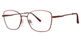 Modern Metals Eyeglasses Hazel burgundy