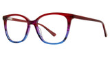 Vivid Eyeglasses SPLASH 89 burgundy/blue