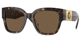 Versace Eyeglasses VE4437U DARK HAVANA/108/73