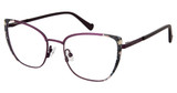 BETSEY JOHNSON Eyeglasses JOYFUL Purple/PUR