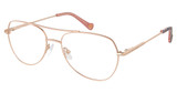 BETSEY JOHNSON Eyeglasses CLUB QUEEN Rose/ROS