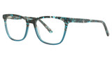 Continental Optical Imports La Scala 491 Teal Granite Fade