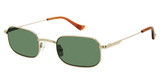 Denon Eyewear Eyeglasses REMY SHINY GOLD_GREEN