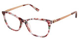 Nicole Miller Eyeglasses SOPHIA BURGUNDY/GREY/C03