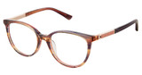 Nicole Miller Eyeglasses LUNA BROWN/C03