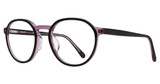 Eye Q Eyewear Eyeglasses OR1003 Black/Purple/BLACK