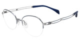 Line Art Eyeglasses XL 2167 Navy/NV