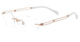 Line Art Eyeglasses XL 2168 Rose Gold/RG