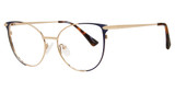 Konishi Eyeglasses KONISHI KF8632 Navy/Gold/C3