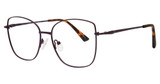 Konishi Eyeglasses KONISHI KF8635 Plum/C2