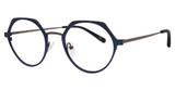 Konishi Eyeglasses KONISHI KF8636 Navy/Gun/C2