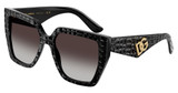 DOLCE & GABBANA Eyeglasses DG4438 BLACK TEXTURE COCCO/32888G