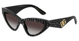 DOLCE & GABBANA Eyeglasses DG4439 BLACK TEXTURE COCCO/32888G