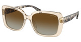 Ralph Eyeglasses RA5298U TRANSPARENT LIGHT BROWN/6072T5