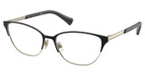 Ralph Eyeglasses RA6055 SEMI SHINY BLACK/9452