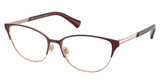 Ralph Eyeglasses RA6055 BURGUNDY/9365
