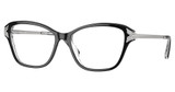 Sferoflex Eyeglasses SF1577 TOP BLACK ON TRANSPARENT/C388