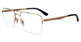Police Eyeglasses VPLG71 Light Gold 08FE