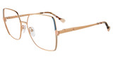 Yalea Eyeglasses VYA088 Rose Gold 08FC