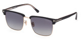 Tom Ford FT0997-H matte black / smoke polarized/02D