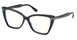 Tom Ford Eyeglasses FT5844-B shiny black/001