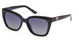 Guess? Eyeglasses GU7878 shiny black / smoke polarized/01D