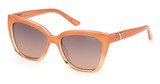 Guess? Eyeglasses GU7878 orange/other / gradient brown/44F
