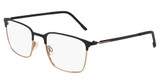 Flexon Eyeglasses FLEXON E1140 MATTE BLACK/ COPPER/004