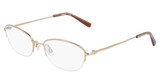 Flexon Eyeglasses FLEXON W3041 SHINY GOLD/710