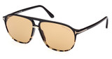 Tom Ford FT1026 black/other / brown/05E