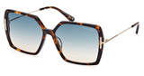 Tom Ford Eyeglasses FT1039 dark havana / gradient green/52P