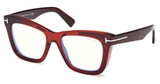 Tom Ford Eyeglasses FT5881-B shiny light brown/045