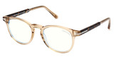 Tom Ford Eyeglasses FT5891-B light brown/other/047