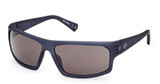 Harley-Davidson Eyeglasses HD0983X matte blue / smoke polarized/91D