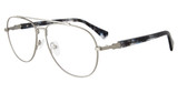 John Varvatos Eyeglasses VJV192 Antique Silver