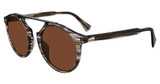 John Varvatos Eyeglasses SJV568 Grey Horn 0GRY