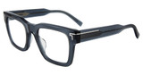 Tumi Eyeglasses VTU528 Transparent Blue 02NJ