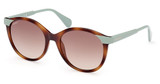 Max&Co. Eyeglasses MO0084 havana/other / gradient brown/56F