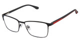 O'Neill Eyeglasses ONO-4510-T Black/Red/004