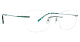Totally Rimless Eyeglasses Cassinni(361) Sea Glass/SGL