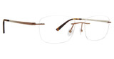 Totally Rimless Eyeglasses Fintan(363) Brown/BRN