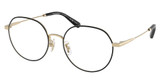COACH Eyeglasses HC5180TD SHINY LIGHT GOLD / BLACK/9430