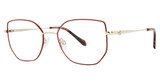 Leon Max Eyeglasses Leon Max 4101 Red/Gold