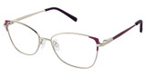 Superflex Eyeglasses SF-631 AUBERGINE SILVER/S207