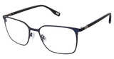 Evatik Eyeglasses EVATIK 9263 NAVY CHROME/M101