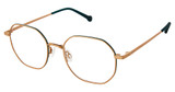 OTP Eyeglasses OTP-176 DARK TEAL COPPER/S201