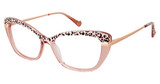 BETSEY JOHNSON Eyeglasses COOL CAT Pink/PNK